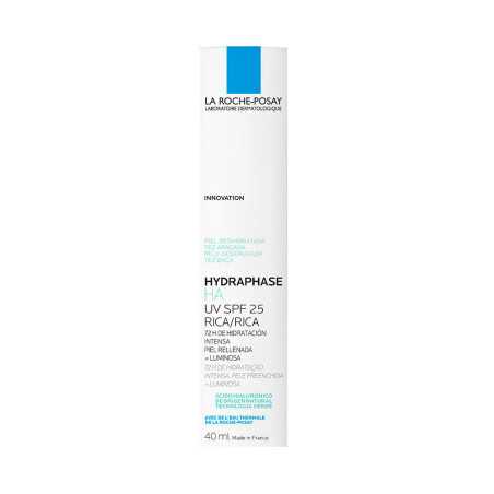 HYDRAPHASE HA UV crema rica SPF25 40 ml by LA ROCHE POSAY for Woman