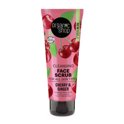 Exfoliante Facial Limpiador Cerezas Organic Shop 75ml