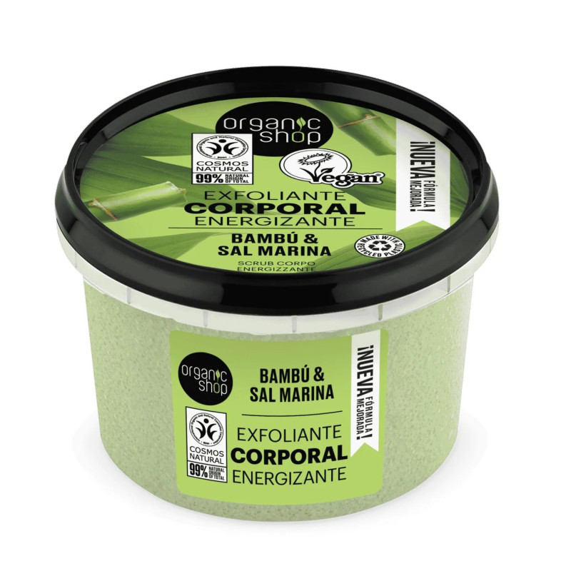 Gommage corporel exfoliant au bambou tropical Organic Shop (1 unité)