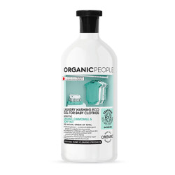 Organic People For Baby Clothes Camomilla e Noci di Sapone Gel Ecologico per il Lavaggio del Bucato 200ml
