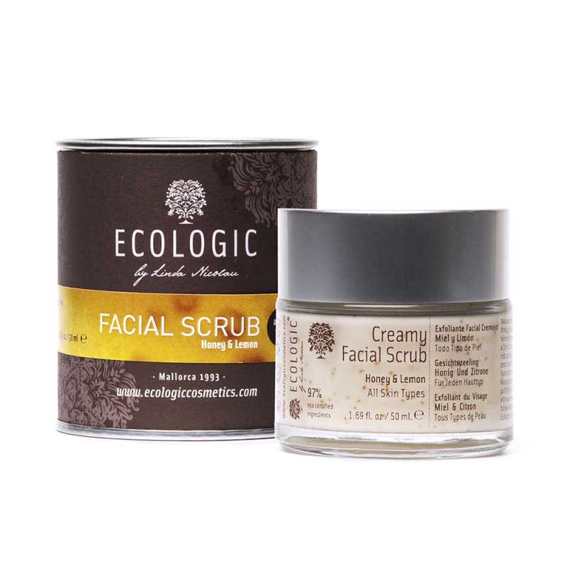 FACIAL SCRUB creamy honey & lemon 50 ml by ECOLOGIC COSMETICS for Woman FACIAL SCRUB creamy honey & lemon 50 ml by ECOLOGIC COSMETICS for Woman
