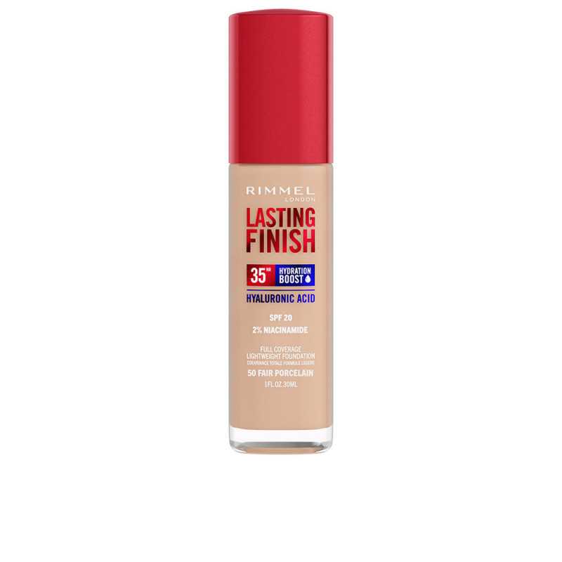 LASTING FINISH hydration boost SPF20 050 Fair Porcelain 30 ml by RIMMEL LONDON for Unisex LASTING FINISH hydration boost SPF20 050 Fair Porcelain 30 ml by RIMMEL LONDON for Unisex