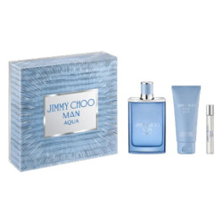 Coffret de 3 flacons de 100 ml d'eau de toilette Jimmy Choo Man Aqua