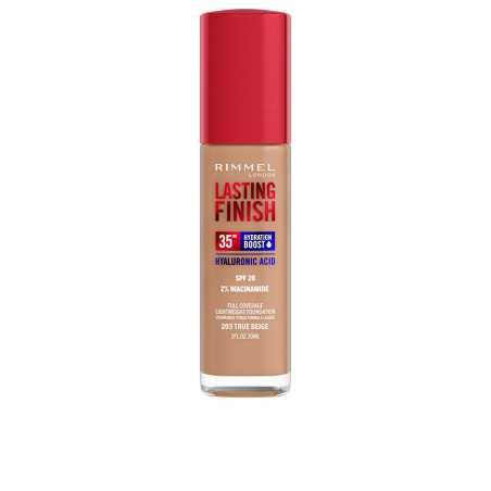 LASTING FINISH hydration boost SPF20 203 True Beige 30 ml by RIMMEL LONDON for Unisex