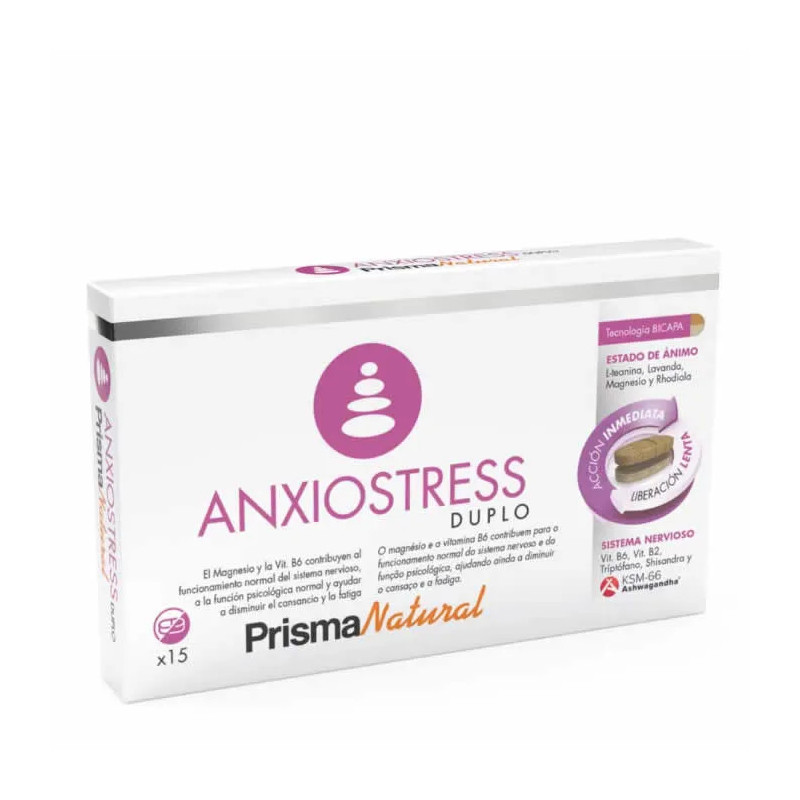 Prisma Natural Anxiostress Duplo 15 compresse a doppio strato