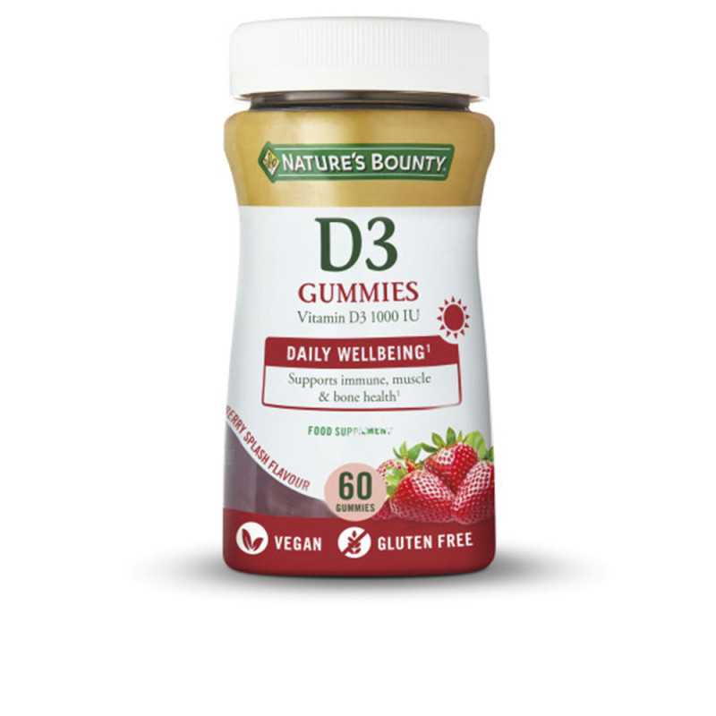 VITAMINA D3 1000 UI 60 gummies by NATURE'S BOUNTY for Unisex