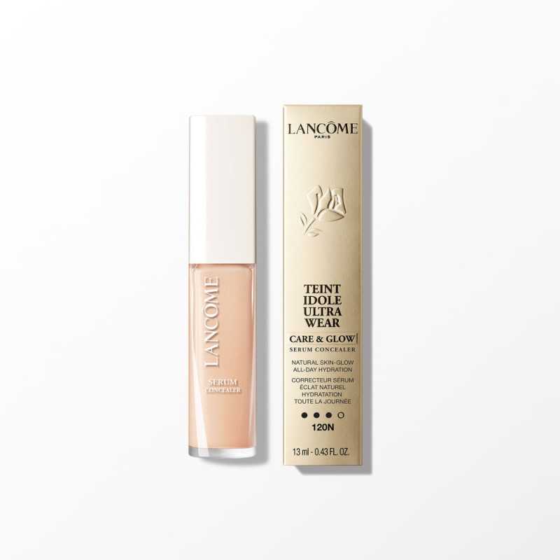 TEINT IDOLE ULTRA WEAR care glow serum concealer 120N 135 ml by LANCOME for Unisex TEINT IDOLE ULTRA WEAR care glow serum concealer 120N 135 ml by LANCOME for Unisex