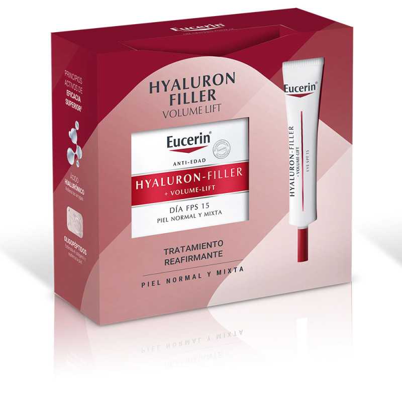 HYALURON FILLER + VOLUME-LIFT DÍA PIEL NORMAL MIXTA LOTE 2 pz by EUCERIN for Woman HYALURON FILLER + VOLUME-LIFT DÍA PIEL NORMAL MIXTA LOTE 2 pz by EUCERIN for Woman