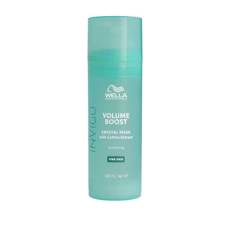 INVIGO VOLUME BOOST CRYSTAL Mascarilla Cabellos finos y sin volumen 145 ml by WELLA PROFESSIONALS for Unisex INVIGO VOLUME BOOST CRYSTAL Mascarilla Cabellos finos y sin volumen 145 ml by WELLA PROFESSIONALS for Unisex
