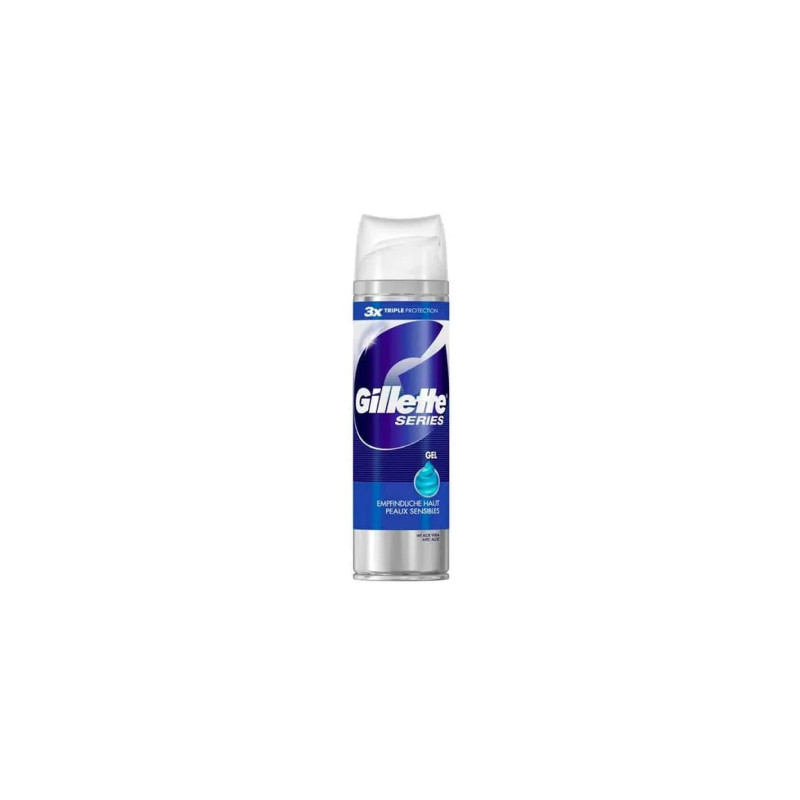 Gel Gillette pour peaux sensibles 200