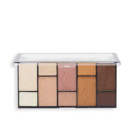 RELOADED DIMENSION shadow palette Neutral charm 1 u by REVOLUTION MAKE UP for Unisex