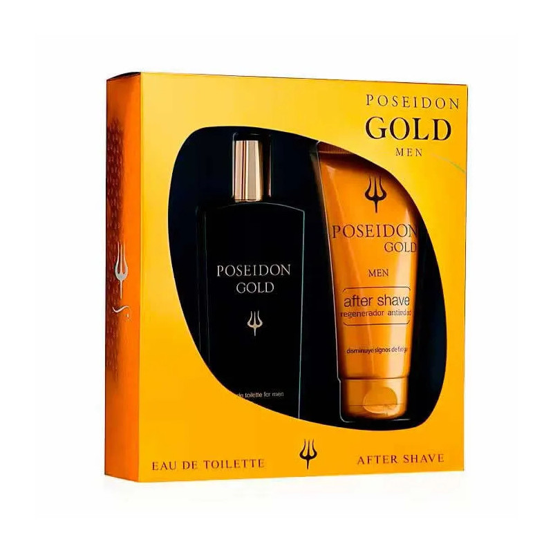 Poseidon Gold Men Eau de Toilette Spray 100ml Set 2 Stück