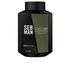 THE MULTITASKER Champú 3 en 1 Piel, Cabello y Barba 250 ml by SEBMAN for Man