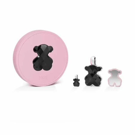 Conjunto de 3 frascos de perfume Tous Loveme The Onyx em spray, 90ml cada.