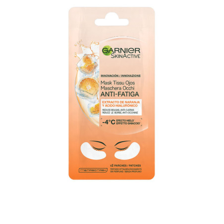 SKINACTIVE mask tissu ojos antifatiga x 2 parches by GARNIER for Unisex