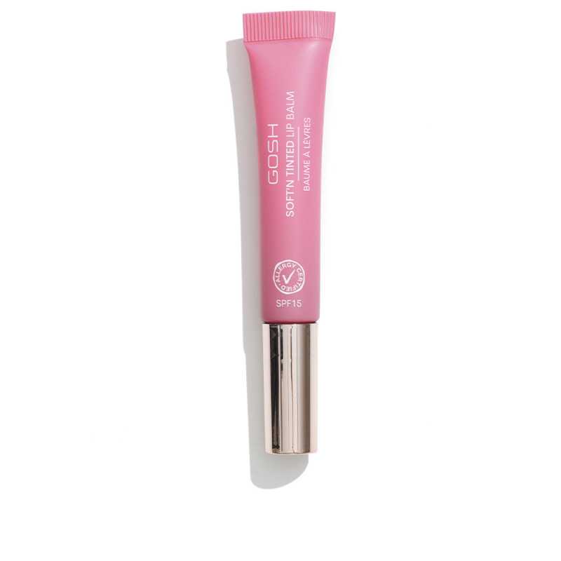 SOFT N TINTED lip balm 005 pink rose 8 ml by GOSH for Unisex