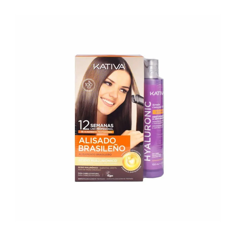 Kativa Professional Alisado Brasileño Hialurónico + Champú 100ml