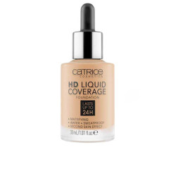 HD LIQUID COVERAGE FOUNDATION lasts up to 24h 032 Nude Beige 30 ml by CATRICE for Unisex