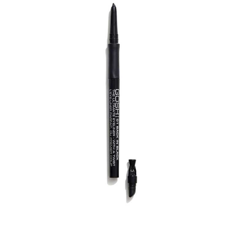 THE ULTIMATE eyeliner with a twist 01 Back in black 04 gr by GOSH for Unisex THE ULTIMATE eyeliner with a twist 01 Back in black 04 gr by GOSH for Unisex