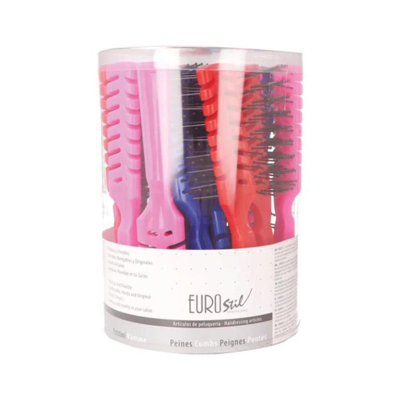 Eurostil Colors Jar Pettini a scheletro 20 pezzi