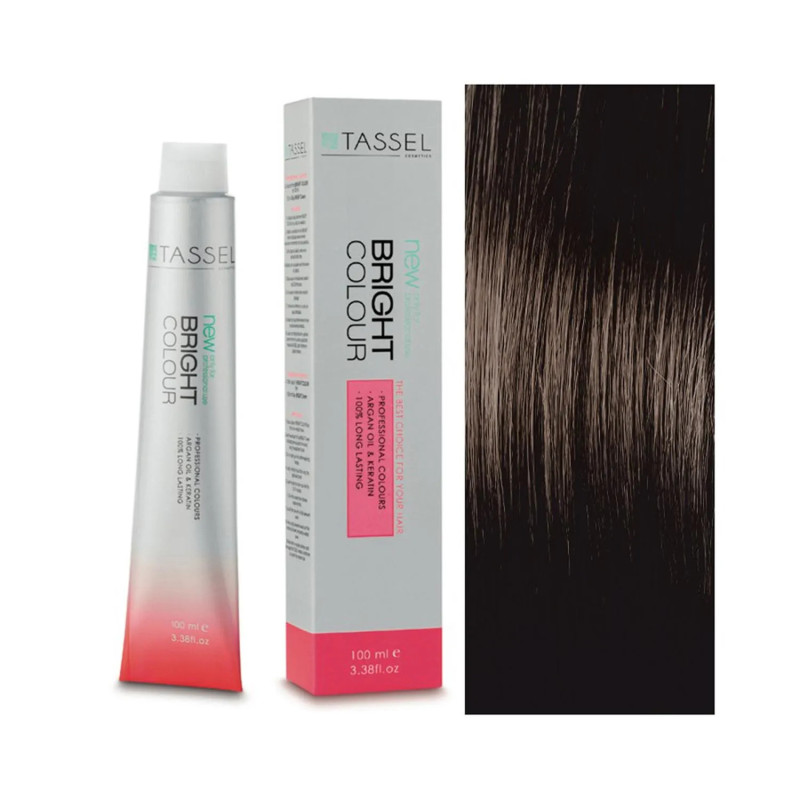 Eurostil New Bright Colour Coloration capillaire N6.77 Blond foncé Châtain moyen 1 unité