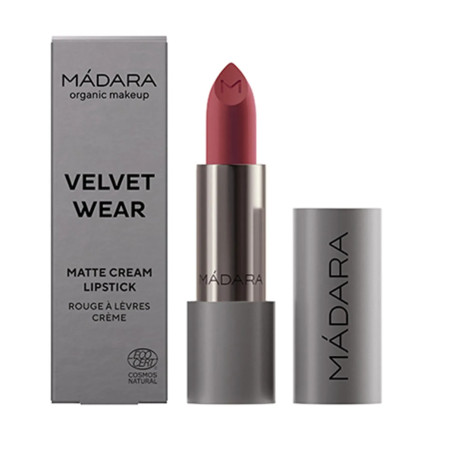 Rouge à lèvres crème mat Madara Velvet Wear 504 Dominance (1 unité)