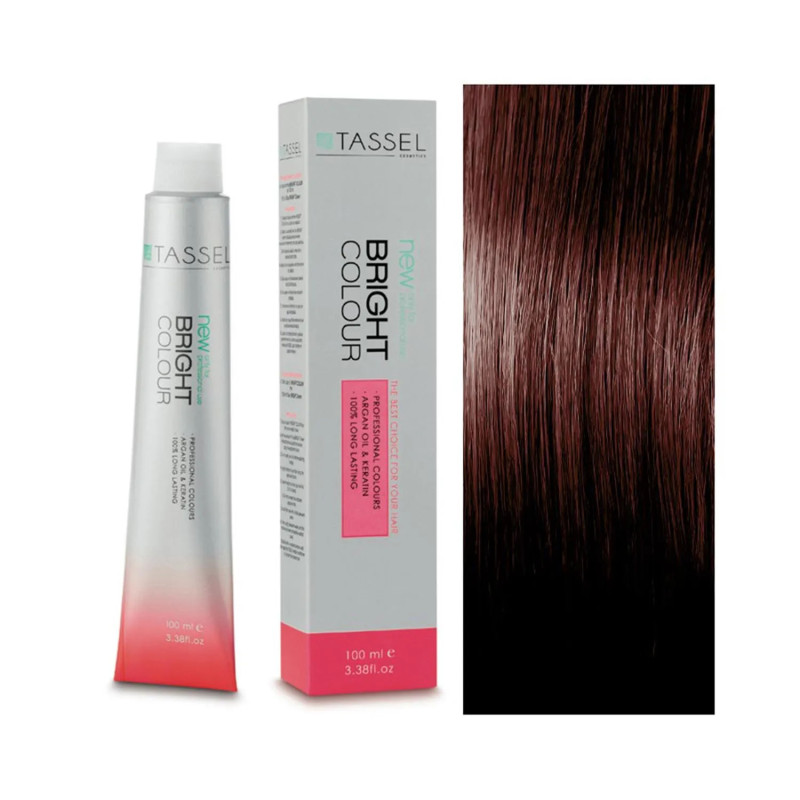 Eurostil Bright Colour Coloration Cheveux 6.54 Blond Cuivré Acajou Foncé 1 unité