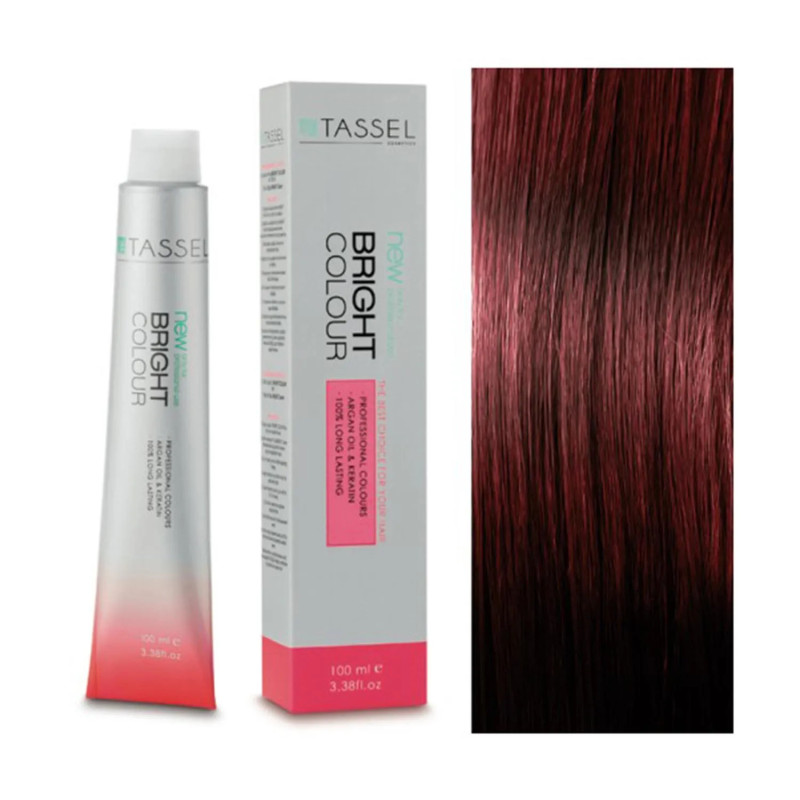 Tinta para cabelo Eurostil Bright Colour 6.64 Loiro Escuro Acobreado Vermelho 1 unidade