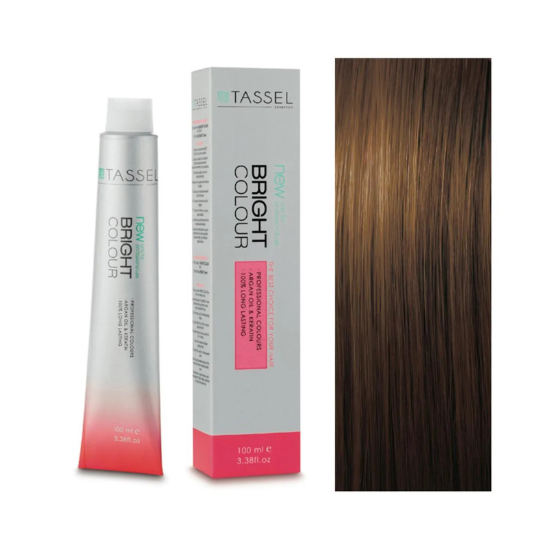 Tinta para cabelo Eurostil Bright Colour 6.71 Loiro Escuro Castanho Frio 1 unidade