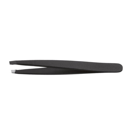 Pinça Eurostil Gold com ponta inclinada, 9 cm, 1 unidade