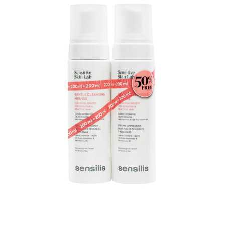GENTLE CLEANSING MOUSSE espuma limpiadora 2 x 200 ml by SENSILIS for Woman