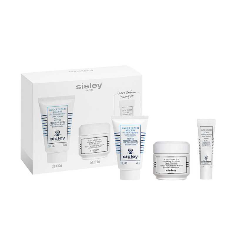 SOIN VELOURS AUX FLEURS SAFRAN LOTE 3 pz by SISLEY for Unisex SOIN VELOURS AUX FLEURS SAFRAN LOTE 3 pz by SISLEY for Unisex