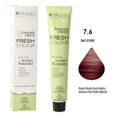 Crème décolorante Eurostil Fresh Colour 7.6 Blond moyen rouge-violet sans ammoniaque 1 unité