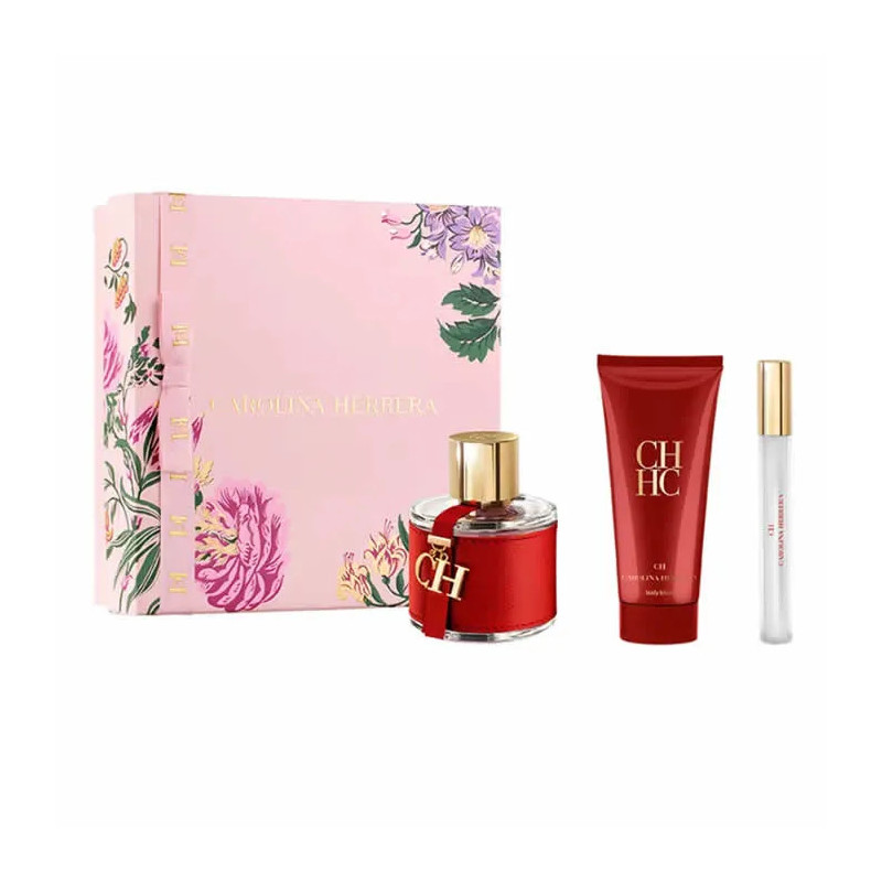 Carolina Herrera Ch Eau De Toilette Spray 100ml Set 3 Pieces