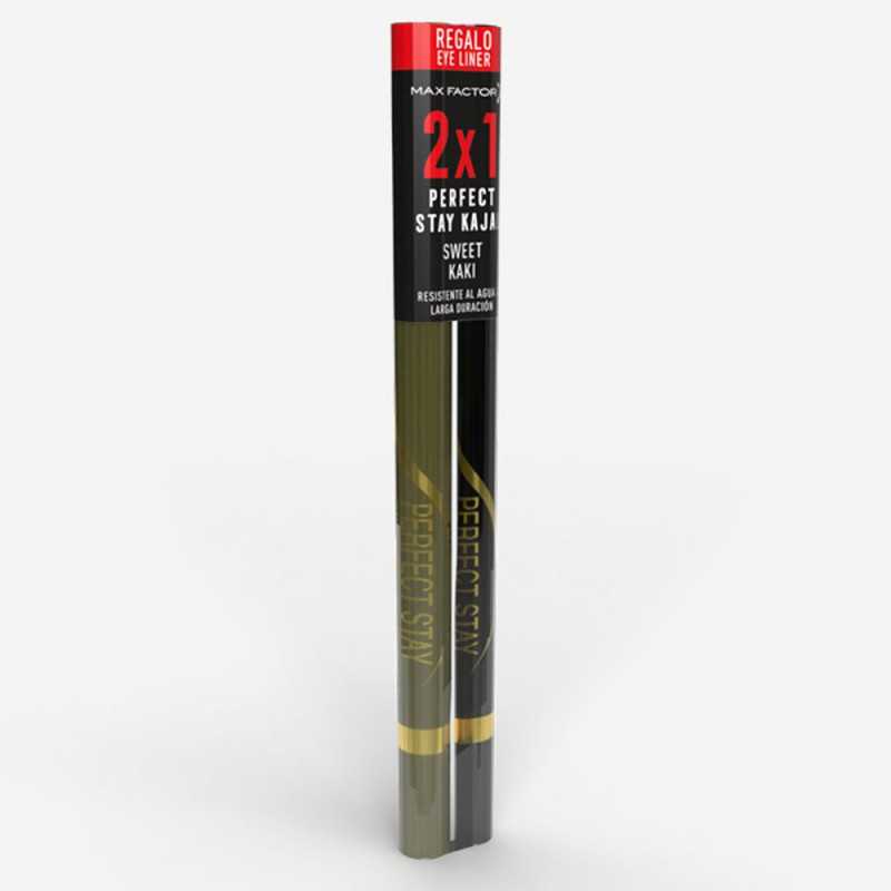 PERFECT STAY long lasting kajal sweet kaki 2 x 13 gr by MAX FACTOR for Unisex PERFECT STAY long lasting kajal sweet kaki 2 x 13 gr by MAX FACTOR for Unisex