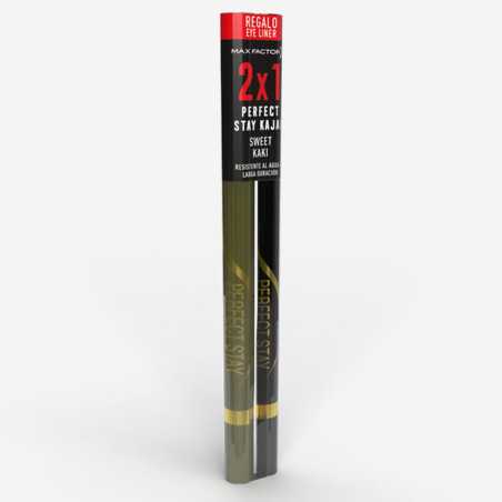 PERFECT STAY long lasting kajal sweet kaki 2 x 13 gr by MAX FACTOR for Unisex