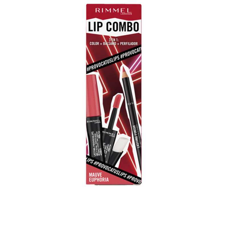 LIP COMBO PROVOCALIPS LOTE Mauve Euphoria 2 u by RIMMEL LONDON for Unisex LIP COMBO PROVOCALIPS LOTE Mauve Euphoria 2 u by RIMMEL LONDON for Unisex