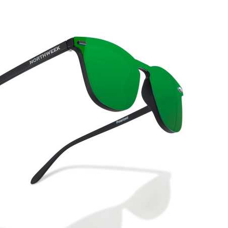 WALL PHANTOM MATTE BLACK polarized green 1 u by NORTHWEEK for Unisex