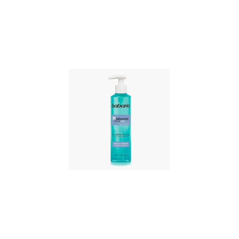Gel detergente viso all'acido ialuronico Babaria 200 ml