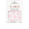 FRENCH manicure click on nails artificiales 01 classic french 12 u by ESSENCE for Unisex