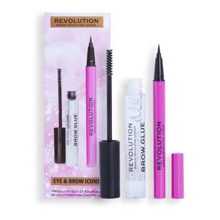 EYE & BROW ICONS LOTE 2 pz by REVOLUTION MAKE UP for Unisex