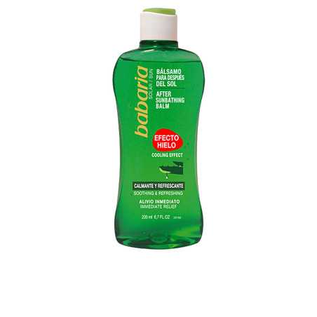 SOLAR ALOE VERA AFTER SUN gel efecto hielo 200 ml by BABARIA for Unisex