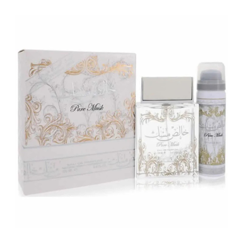 LATTAFA MUSCHIO PURO EAU DE PARFUM SPRAY 100ML + DEO ROLL-ON 50ML