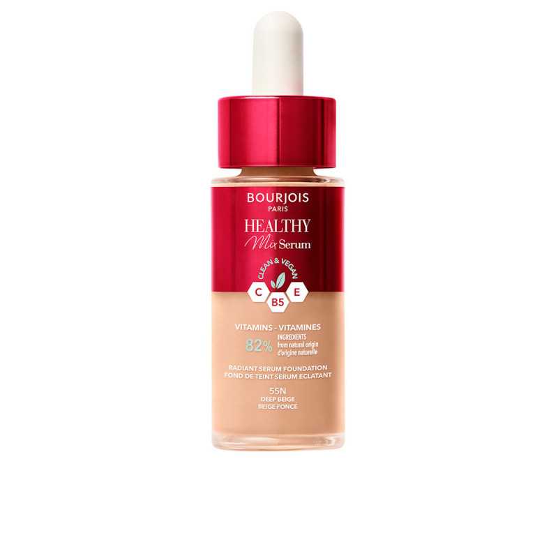 HEALTHY MIX serum foundation base de maquillaje 55N deep beige 30 ml by BOURJOIS for Unisex HEALTHY MIX serum foundation base de maquillaje 55N deep beige 30 ml by BOURJOIS for Unisex