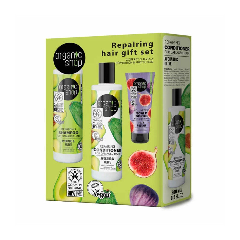 Organic Shop Repairing Hair Gift Set 3 Pieces