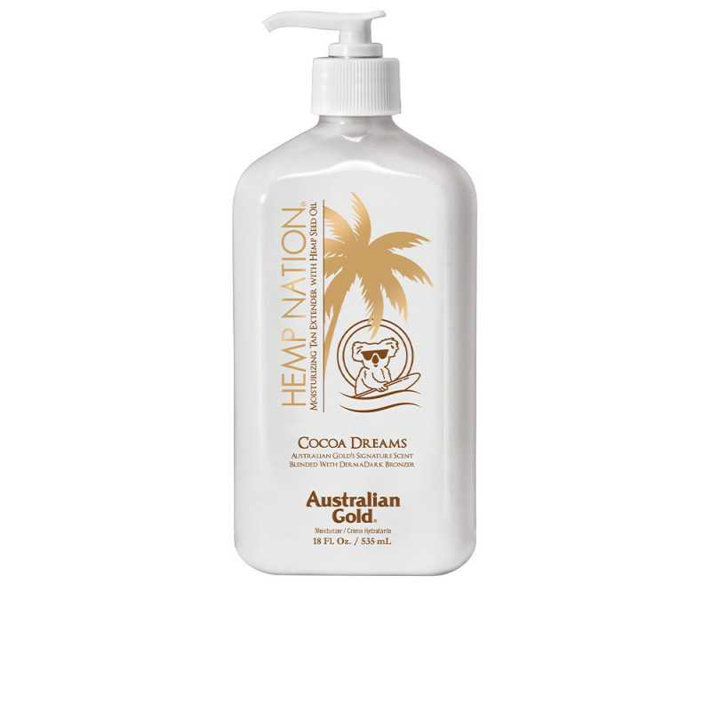 HEMP NATION COCOA moisturizer tan extender 535 ml by AUSTRALIAN GOLD for Unisex HEMP NATION COCOA moisturizer tan extender 535 ml by AUSTRALIAN GOLD for Unisex