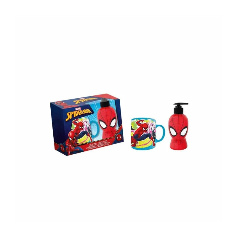 Marvel Spiderman Shower Gel e Shampoo 300ml Set 2 Pezzi