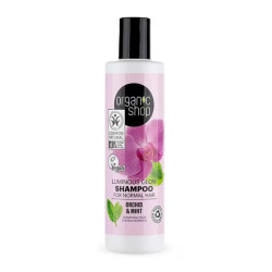 Bio-Shop Natura Siberica Orchideen- und Minz-Shampoo für normales Haar, 280 ml