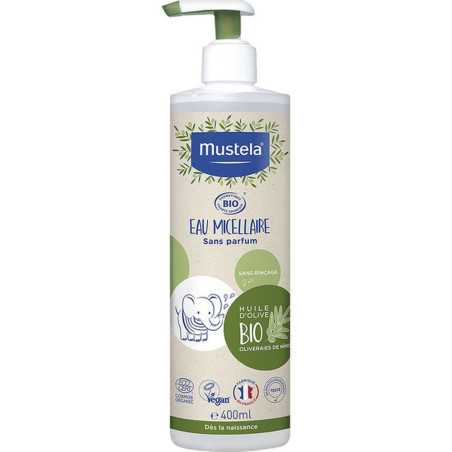 BEBÉ BIO agua micelar sin aclarado 400 ml by MUSTELA for Unisex