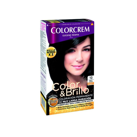 Crème colorante permanente Eugene 10 Noir intense